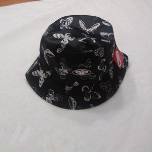 Petals & Peacocks butterfly sun hat